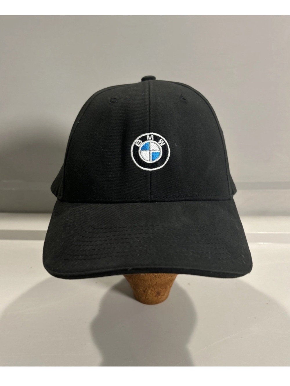 BMW Motorsports Lifestyle Hat Black Adjustable  Embroidered Logo Cars OSFM Black